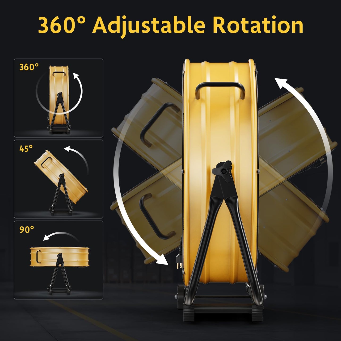 Simple Deluxe Wall-Mount Fan