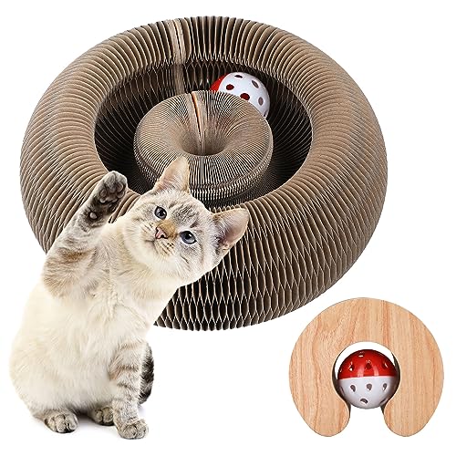 FluffyDream Cat Scratcher Cardboard Lounge Bed