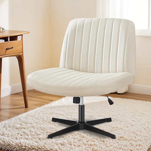 Simple Deluxe Vanity Chair with Back Criss Cross Chair with Back Home Office Desk Vanity Chairs