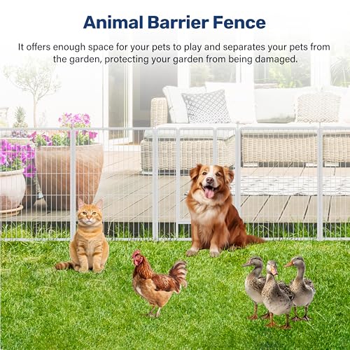 Simple Deluxe Dog Playpen, Heavy Duty Metal Pet Playpen Indoor Outdoor