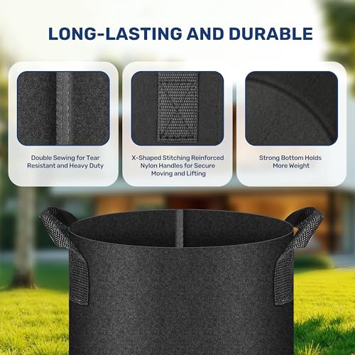 YSSOA 300G Reusable Breathable Gardening Pots