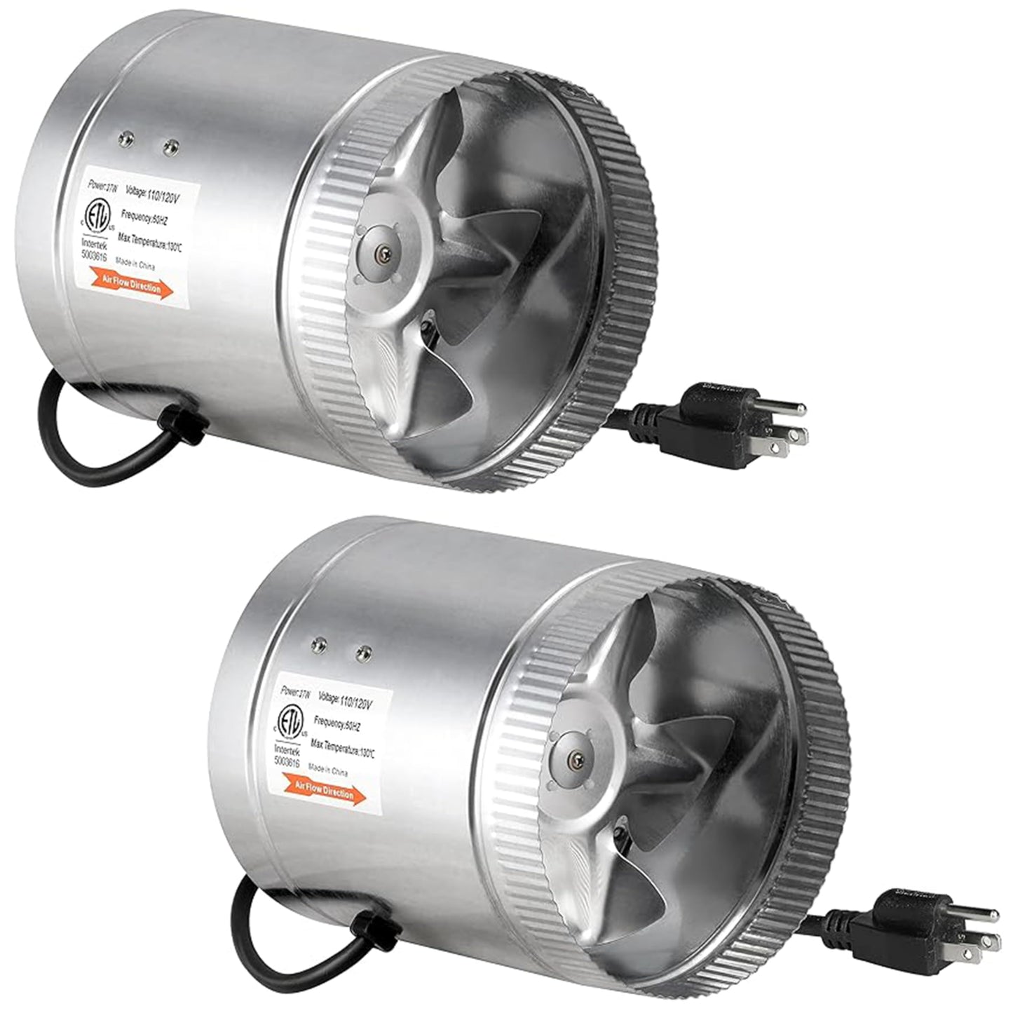 iPower Inline Booster Duct Fan