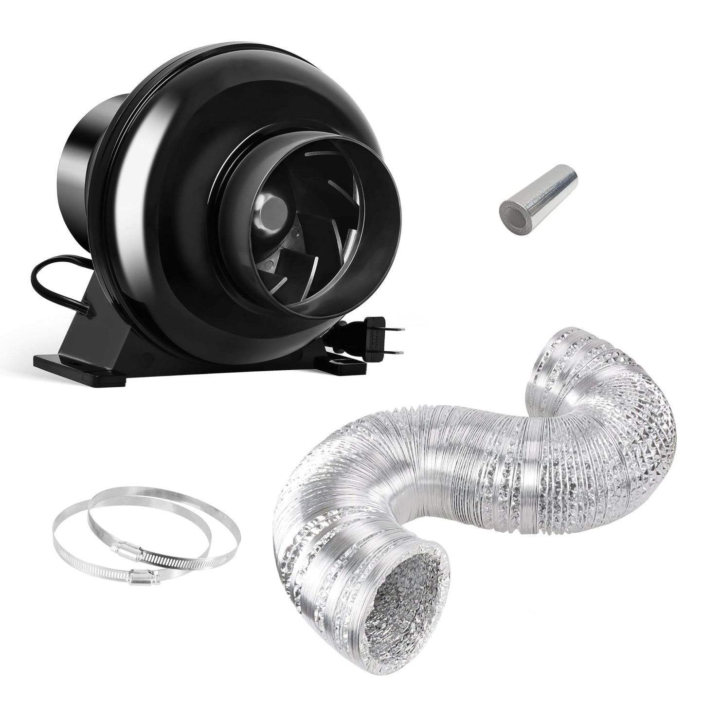 iPower Exhaust Inline Duct Fan Vent Booster Blower