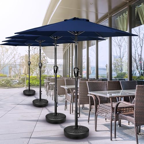 Simple Deluxe Patio Umbrella Outdoor Table Market Yard Umbrella with Push Button