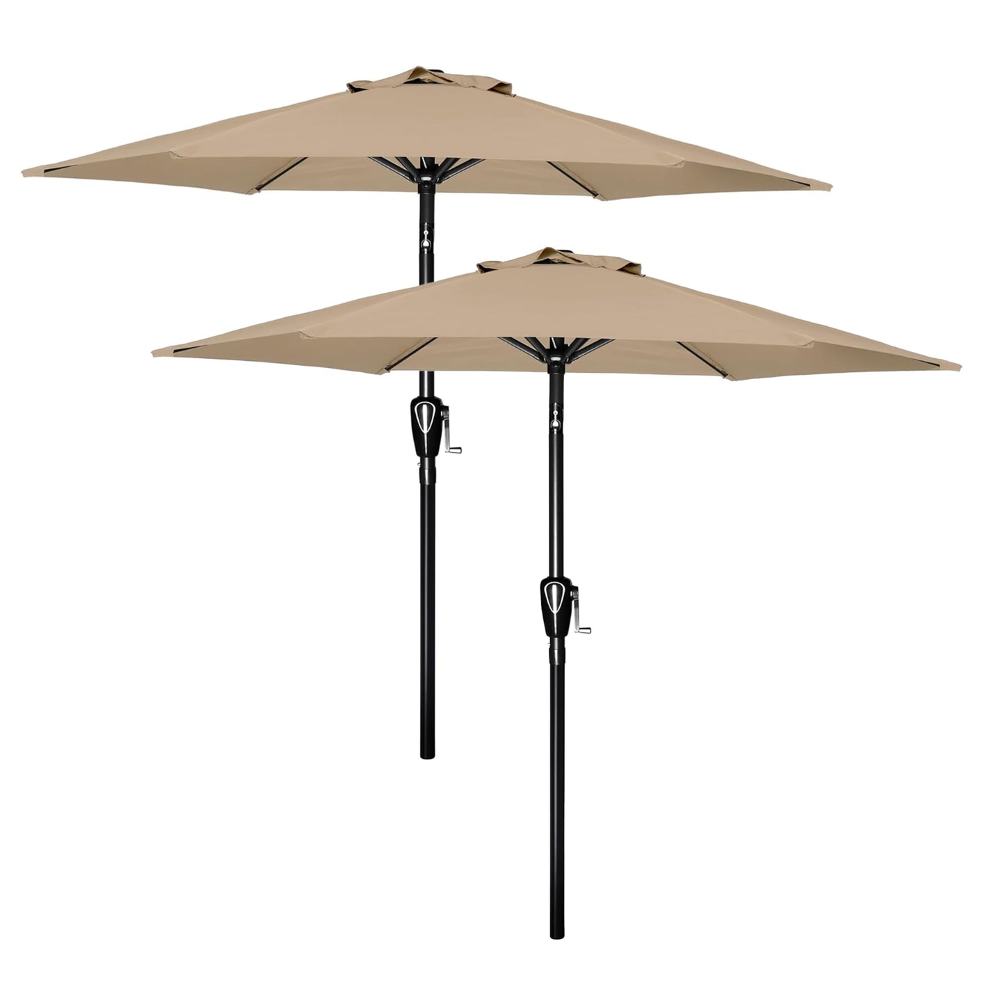 Simple Deluxe Patio Umbrella Outdoor Table Market Yard Umbrella with Push Button