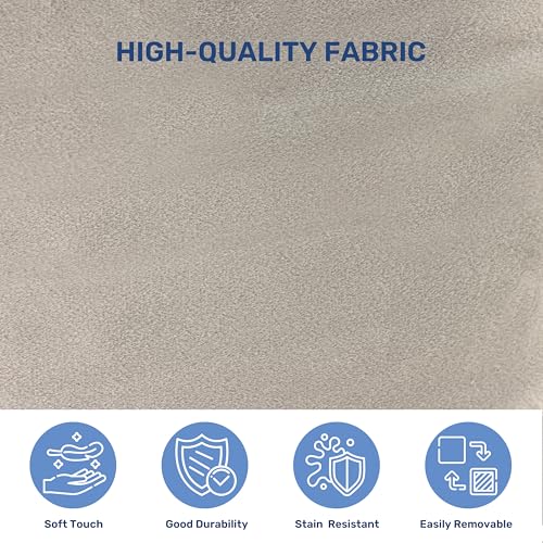 InfiniPower 3FT Bean Bag Chair, Comfy Beanbag Chairs for Adults with Memory Foam Filled, Lazy Sofa for Living Room Bedroom, Machine Washable Cover