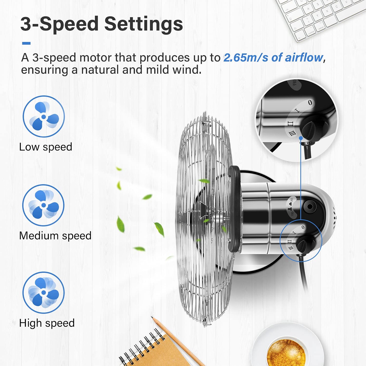 Simple Deluxe Heavy Duty Metal Industrial Floor Fans