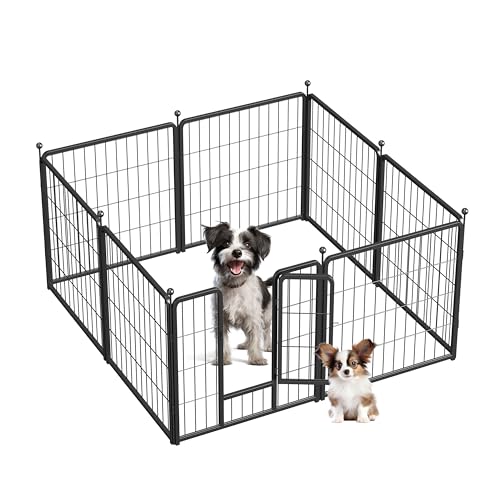 Simple Deluxe Plastic/Metal Dog Playpen