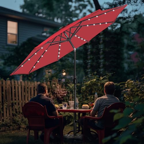 InfiniPower 9ft Patio Umbrella Replacement Canopy, Outdoor Replacement Canopy Only, Table Umbrellas Top Cover with 8 Ribs for Garden, Yard