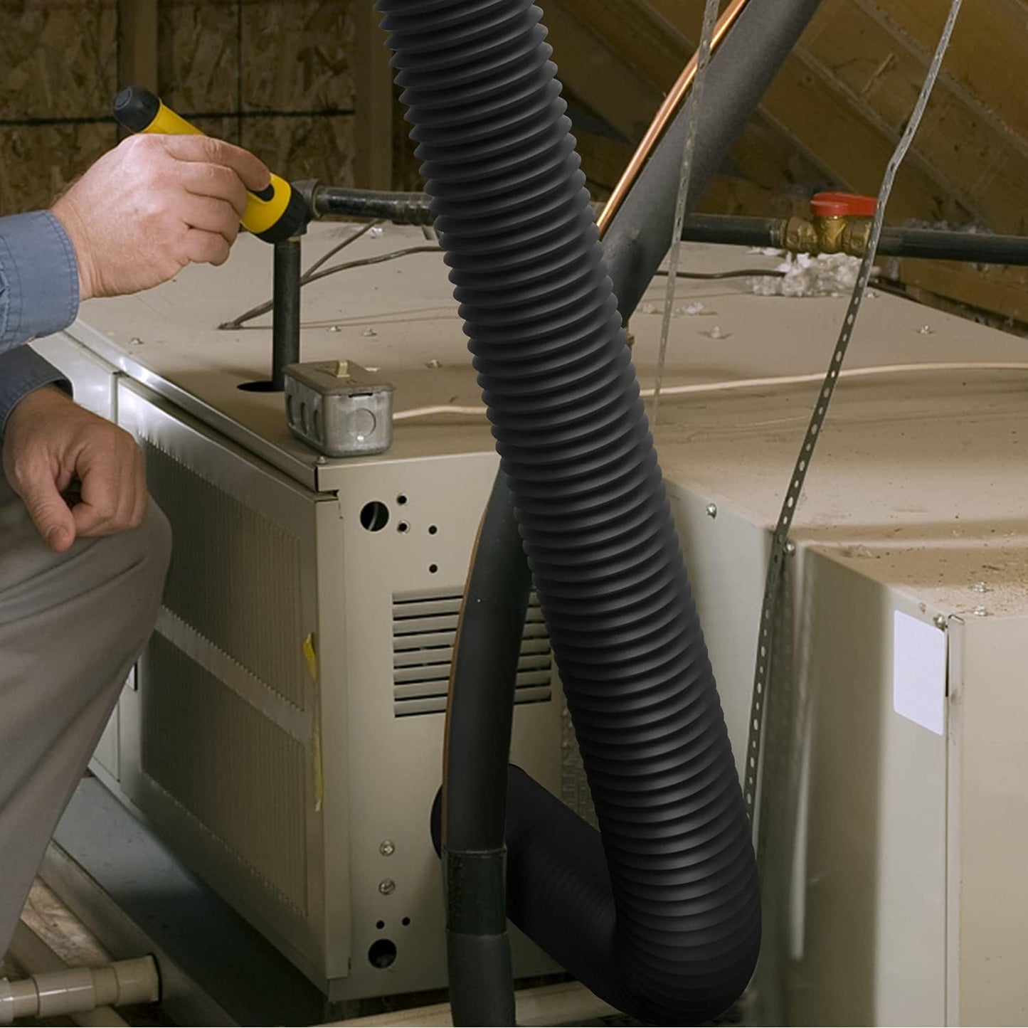 iPower Non-Insulated Flex Air Aluminum Ducting Dryer Vent Hose