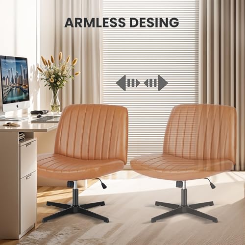 Simple Deluxe Vanity Chair with Back Criss Cross Chair with Back Home Office Desk Vanity Chairs