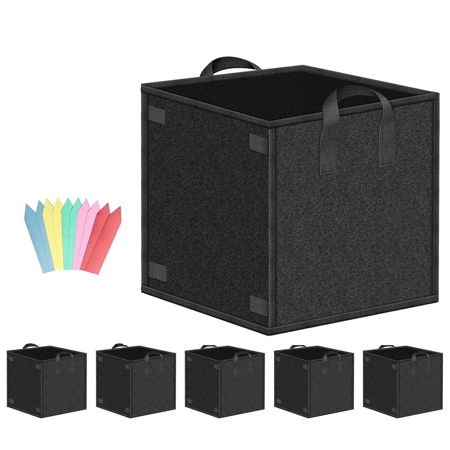 YSSOA Grow Bags Heavy Duty Thickened Nonwoven Aeration Fabric Pots with Handles, Cloth Pots for Plants, Vegetable, Flower, Tomato Potato