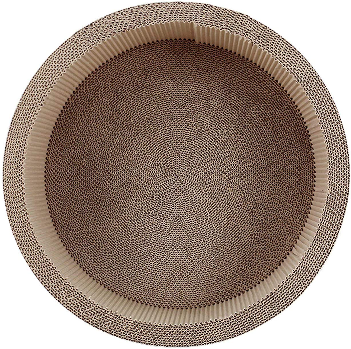 2 in 1 Cat Scratcher Cardboard Lounge Bed, Cat Scratching Pad, Durable Board Pads Prevents Furniture Damage,Large