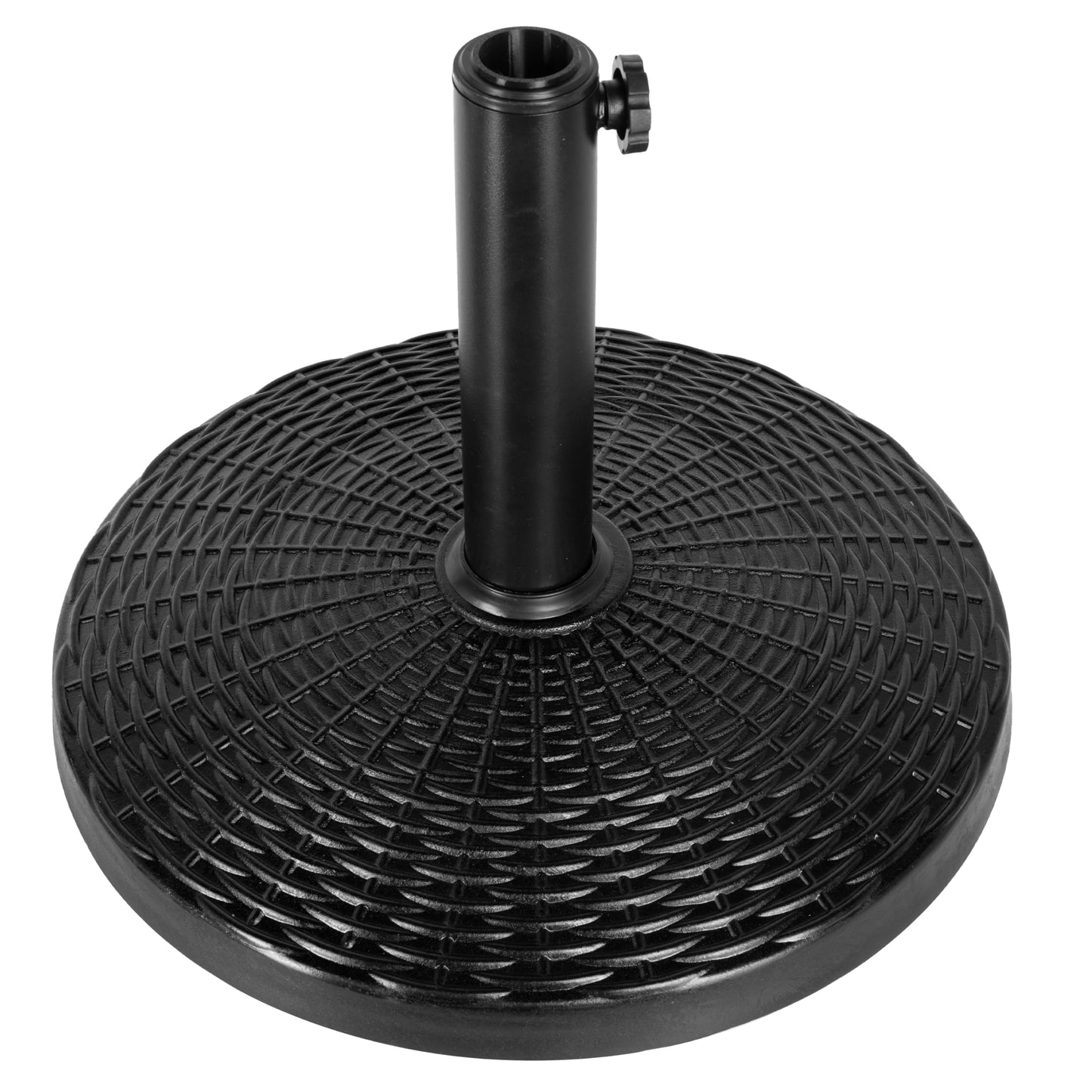 Simple Deluxe LBS Patio Umbrella Base Heavy Duty Market Umbrellas Round Stand for Outdoor