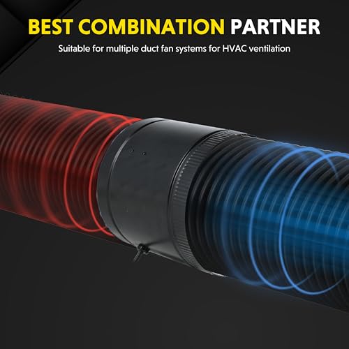 iPower Non-Insulated Flex Air Aluminum Ducting Dryer Vent Hose