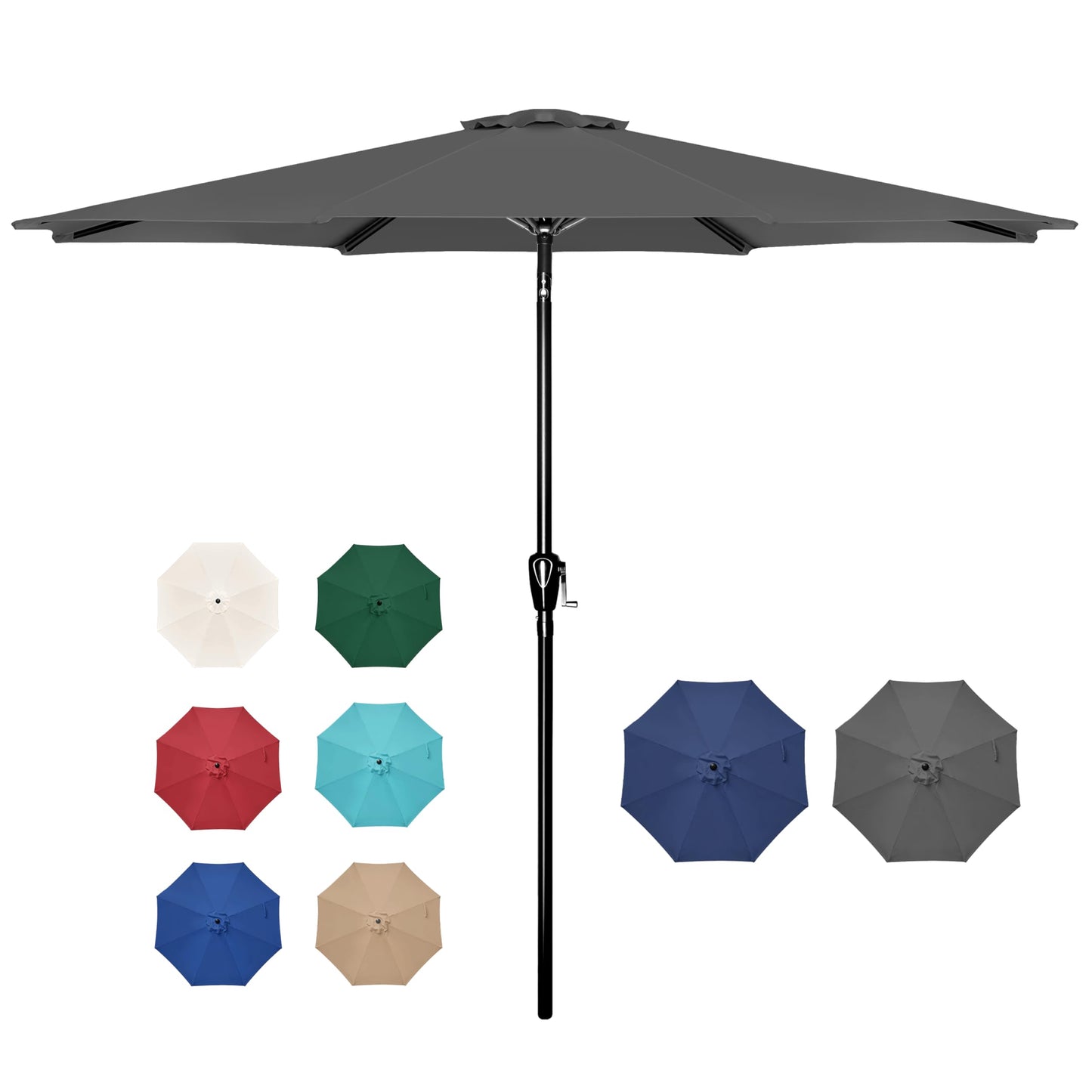 YSSOA Fillable Mobile Offset Patio Base Heavy Duty Market Cantilever Umbrella Stand Square