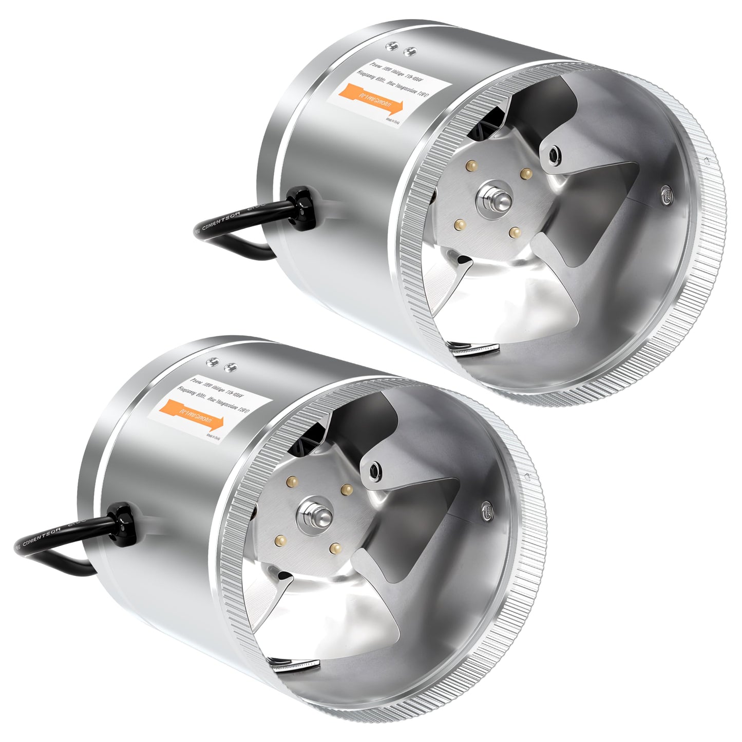 iPower Inline Booster Duct Fan and Speed Adjuster HVAC Controls