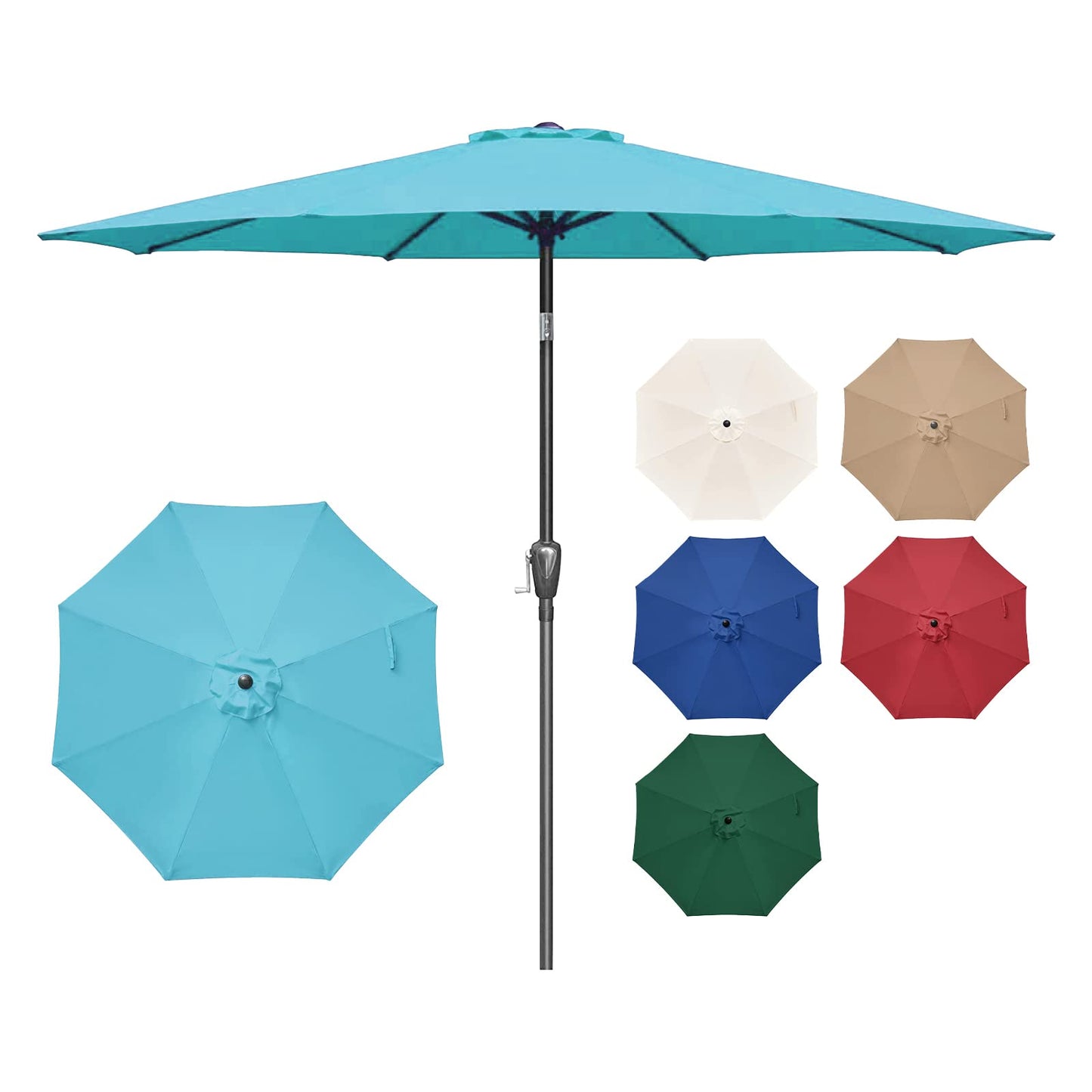 YSSOA Fillable Mobile Offset Patio Base Heavy Duty Market Cantilever Umbrella Stand Square
