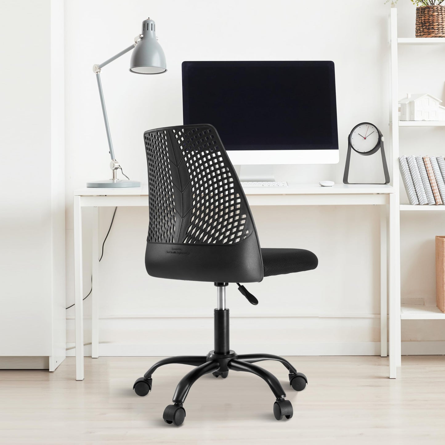YSSOA Ergonomic Office Computer Gaming Chair with Supportive Cushioning, 360° Swivel and Sturdy Metal Legs