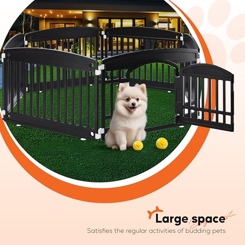 HealSmart Plastic/Metal Dog Playpen