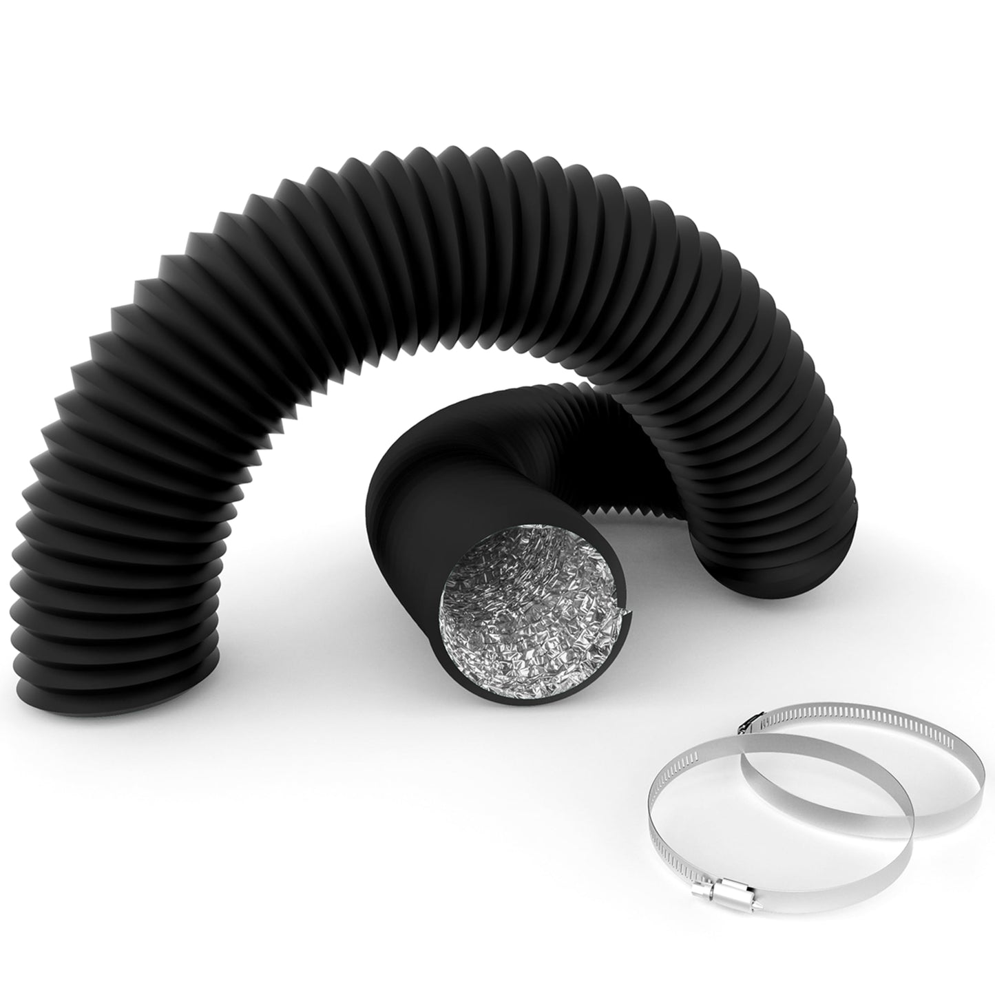 iPower Aluminum Ducting 4 Layer Protection Dryer Vent Hose