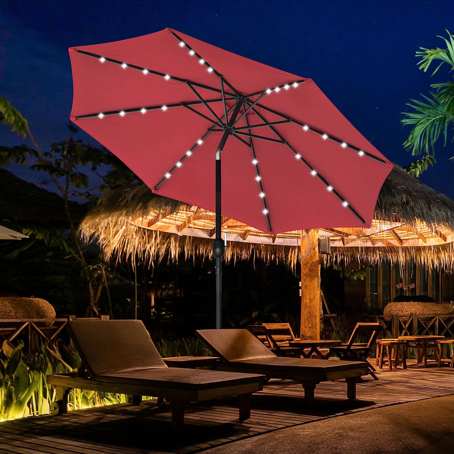 YSSOA Fillable Mobile Offset Patio Base Heavy Duty Market Cantilever Umbrella Stand Square