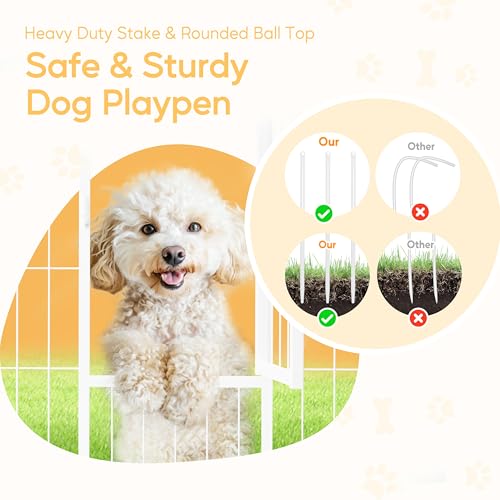 HealSmart Indoor and Outdoor Dog Playpen