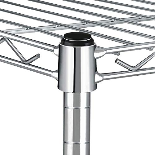 Simple Deluxe Heavy Duty 3-Shelf Shelving with Wheel