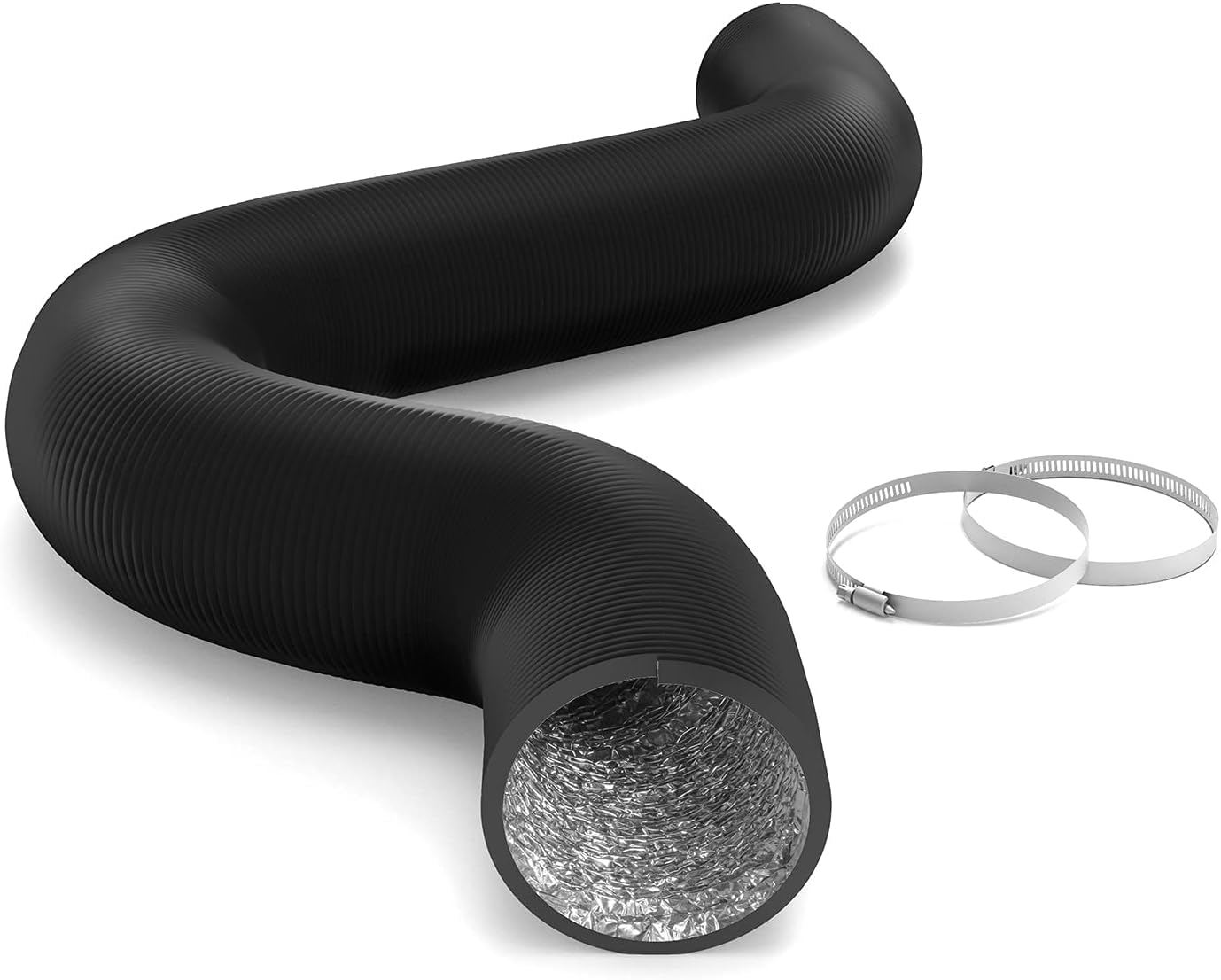 iPower Non-Insulated Flex Air Aluminum Ducting Dryer Vent Hose