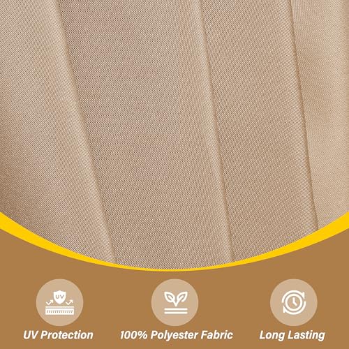 InfiniPower 9ft Patio Umbrella Replacement Canopy, Outdoor Replacement Canopy Only, Table Umbrellas Top Cover with 8 Ribs for Garden, Yard