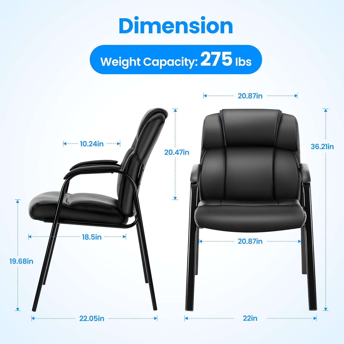Simple Deluxe Guest Waiting Room Office Chairs