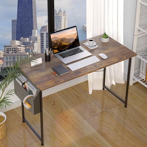 YSSOA Work Study Writing Student Kids Bedroom Wood Modern Simple Table with Headphone Hooks