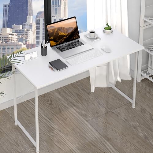 YSSOA Work Study Writing Student Kids Bedroom Wood Modern Simple Table with Headphone Hooks