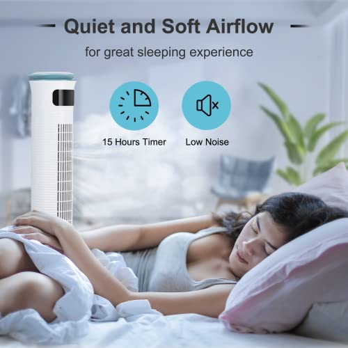 Simple Deluxe Oscillating Tower Fan