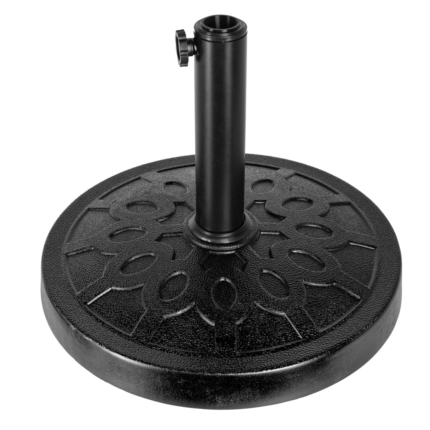 Simple Deluxe LBS Patio Umbrella Base Heavy Duty Market Umbrellas Round Stand for Outdoor