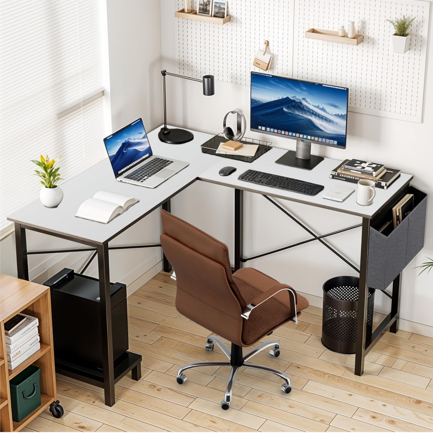 HealSmart L Shape Office Desk