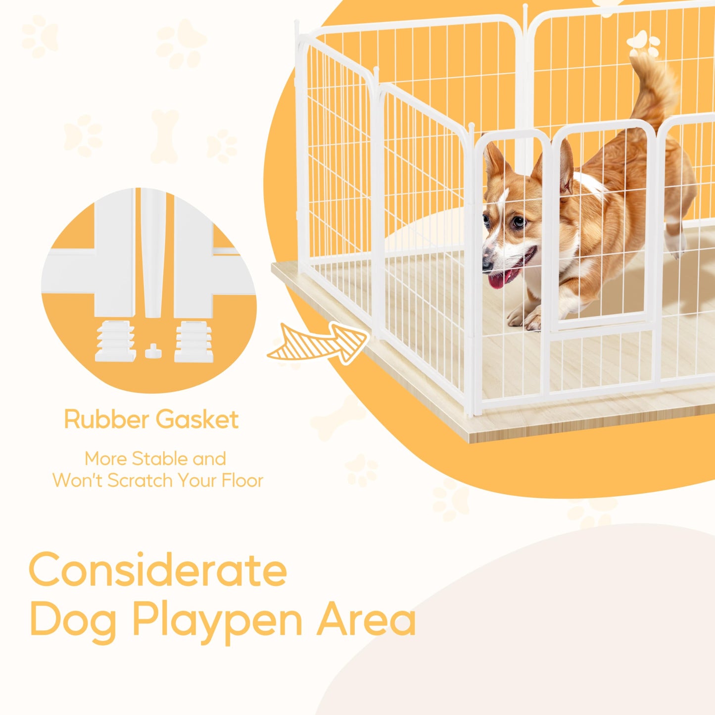 HealSmart Dog Playpen Indoor