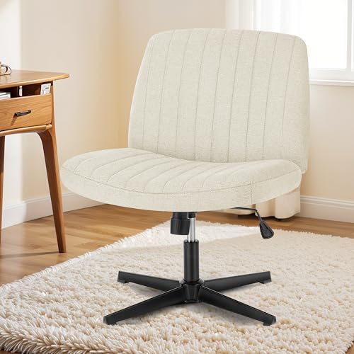 Simple Deluxe Vanity Chair with Back Criss Cross Chair with Back Home Office Desk Vanity Chairs