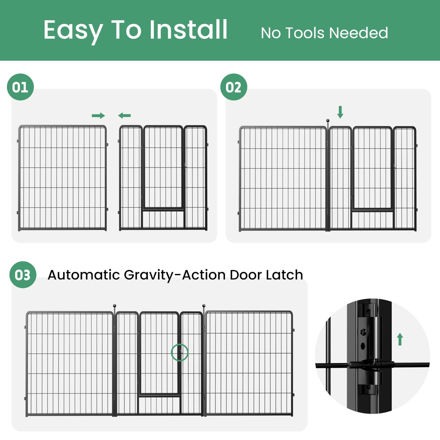 HealSmart Dog Playpen Indoor