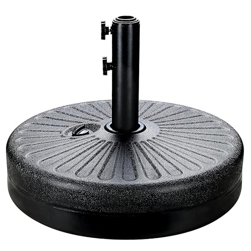 InfiniPower Outdoor Patio Umbrella Table Umbrellas with Push Button Tilt/Crank, UV Protection Waterproof for Garden Deck Backyard Pool,