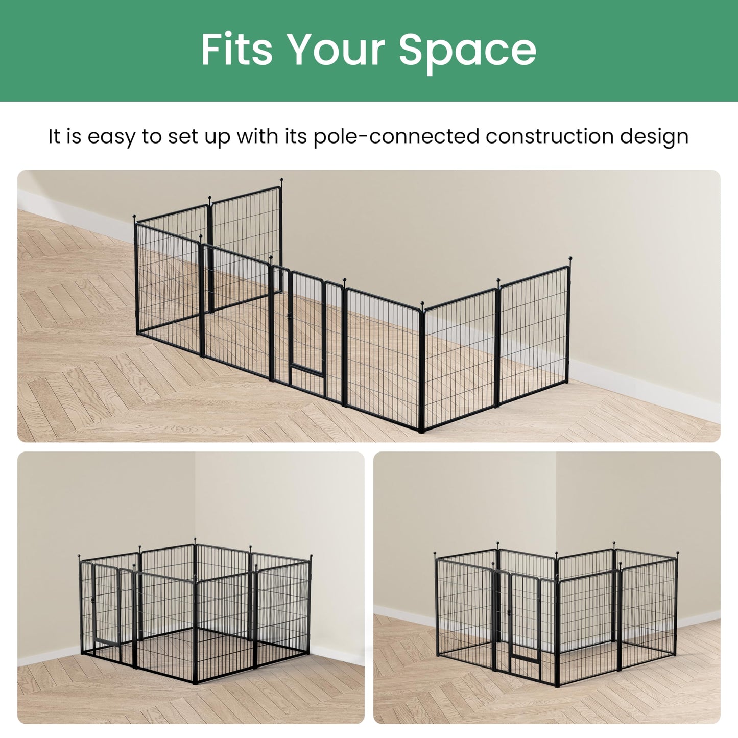 HealSmart Dog Playpen Indoor