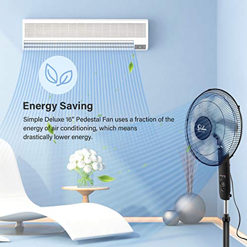Simple Deluxe Pedestal Stand Fan