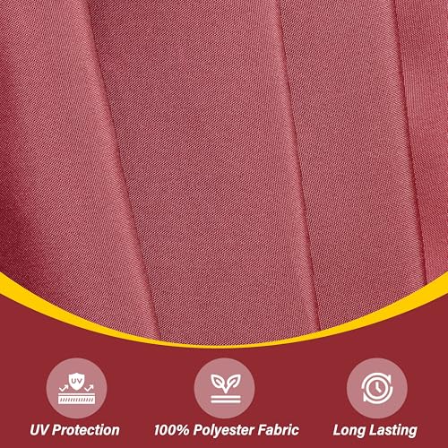 InfiniPower 9ft Patio Umbrella Replacement Canopy, Outdoor Replacement Canopy Only, Table Umbrellas Top Cover with 8 Ribs for Garden, Yard
