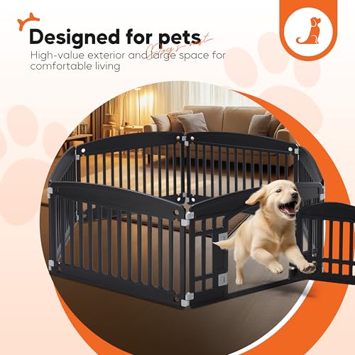HealSmart Plastic/Metal Dog Playpen