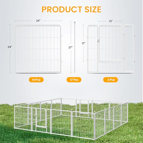 HealSmart Plastic/Metal Dog Playpen