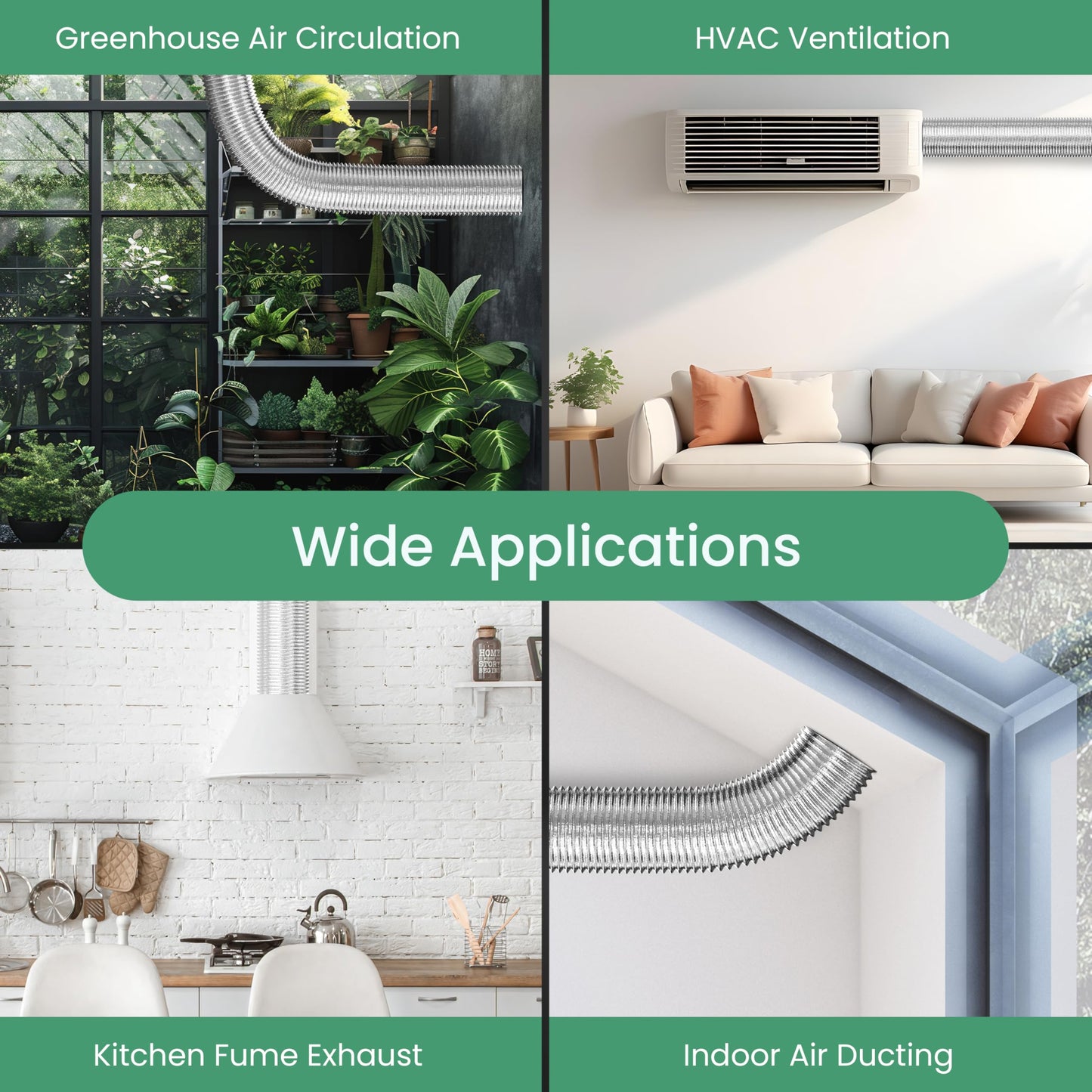 InfiniPower Protection, 25-Feet Long for Heating Cooling Ventilation and Exhaust