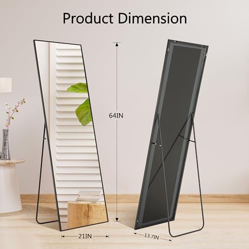 Simple Deluxe Arched Full Length Mirror