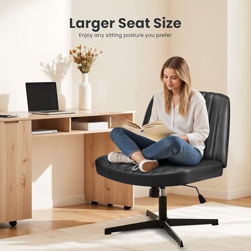 Simple Deluxe Vanity Chair with Back Criss Cross Chair with Back Home Office Desk Vanity Chairs