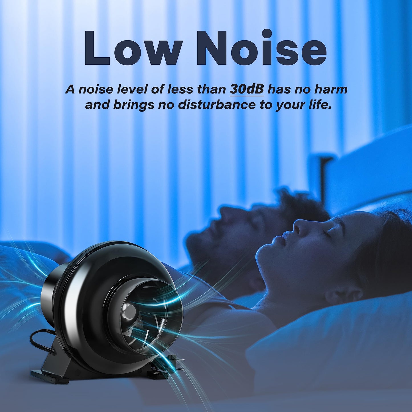 iPower Inline Fan Circulation Vent Blower and Air Carbon Filter Ducting Combo for Grow Tent Ventilation