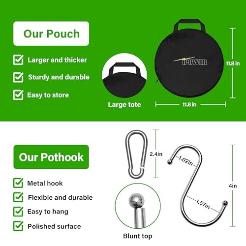 YSSOA Herb Drying Rack Zippered Hanging Dryer with Garden Pruning Shear and Hook for Hydroponics Herb, Plant, Seed, Bud